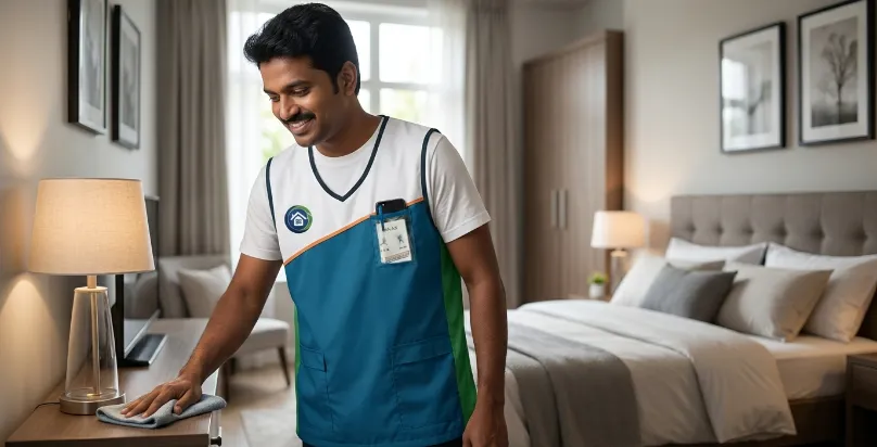 Furnished Bedroom Cleaning