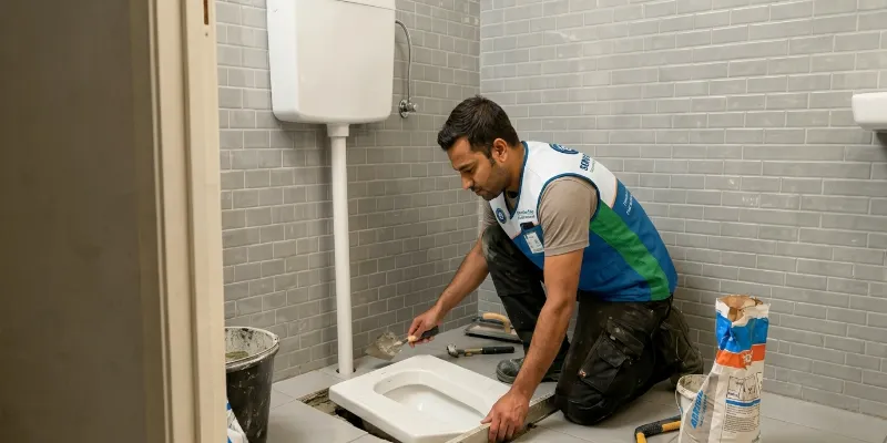 Indian Style Toilet Renovation